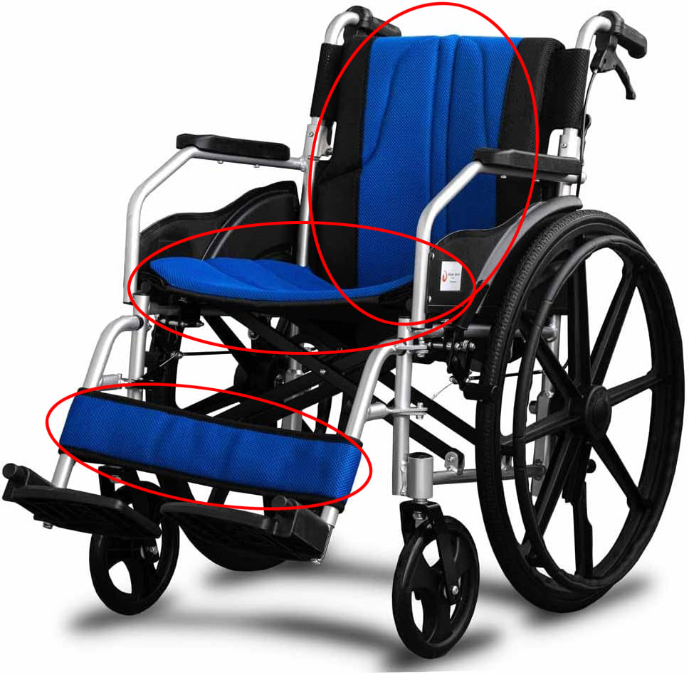 車椅子niceway8対応 付替え用シート3点セット